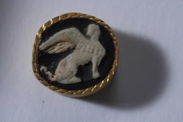 Cameo af en sphynx (glas)
